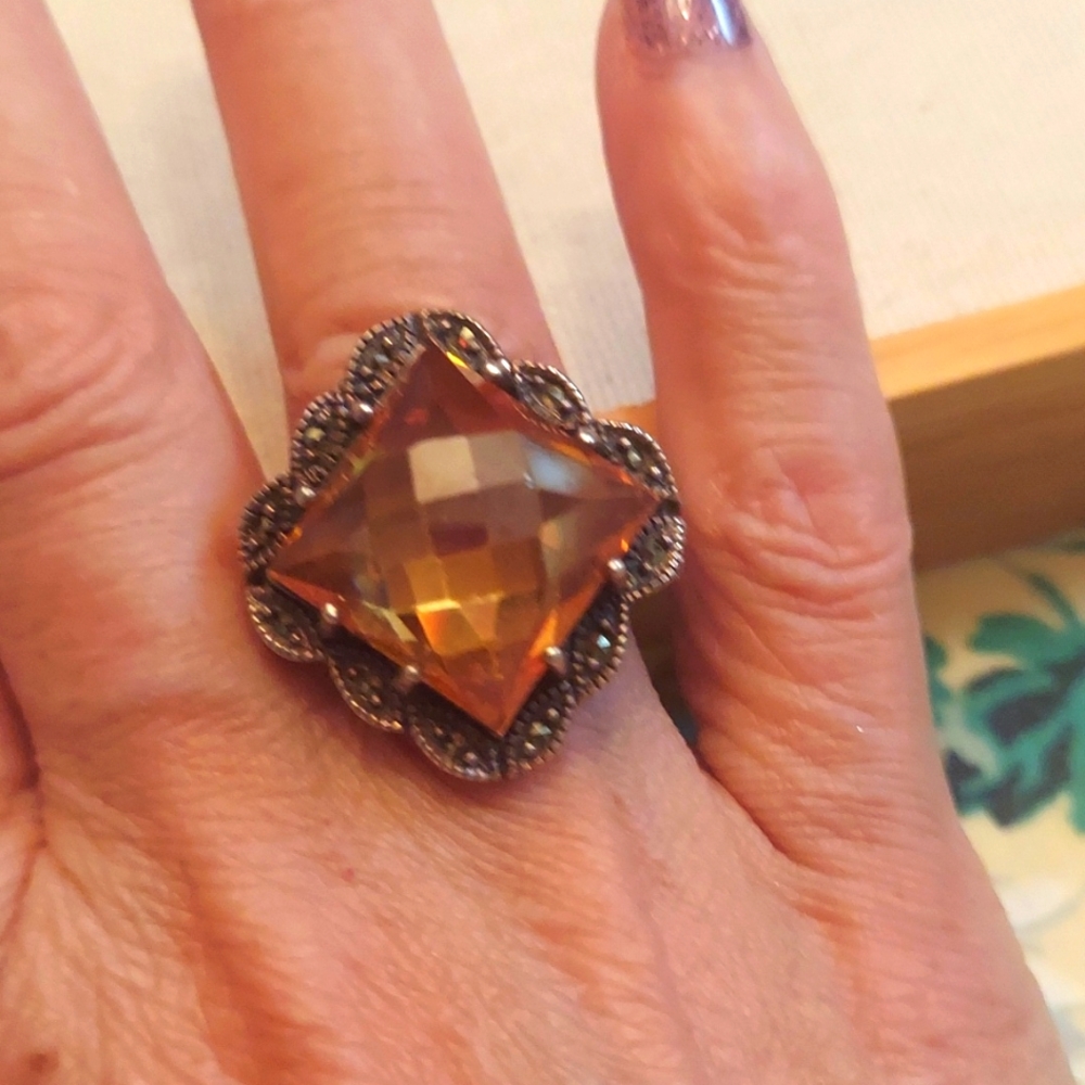 Bold 925 sterling silver ring